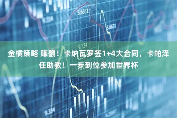 金橘策略 赚翻！卡纳瓦罗签1+4大合同，卡帕泽任助教！一步到位参加世界杯