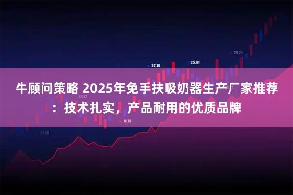 牛顾问策略 2025年免手扶吸奶器生产厂家推荐：技术扎实，产品耐用的优质品牌